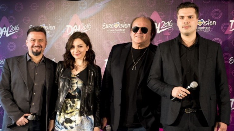 A Dal &uacute;j zsűrije: Pierrot, Zs&eacute;da, Freinreisz K&aacute;roly, Both Mikl&oacute;s